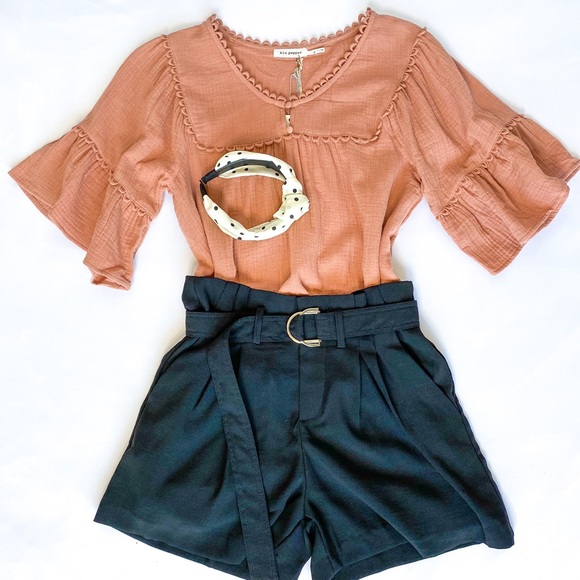 ❤️HP❤️Oversized Ruffle Top - Picture 5 of 8